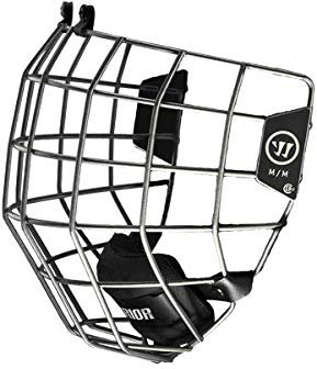 WARRIOR Alpha Uno Hockey sobre Hielo Casco Máscara - Plateado, Medium