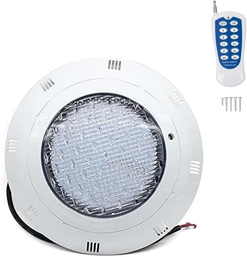 11.6Inch Pool Lights for Inground Pool, AC12V 45w Color Changing Spa Light, LED Inground Pool Light with Remote, Underwater Swimming Pool Lights w/ 4.9Feet Cord, NO Transformer, Fit for Pool Wall