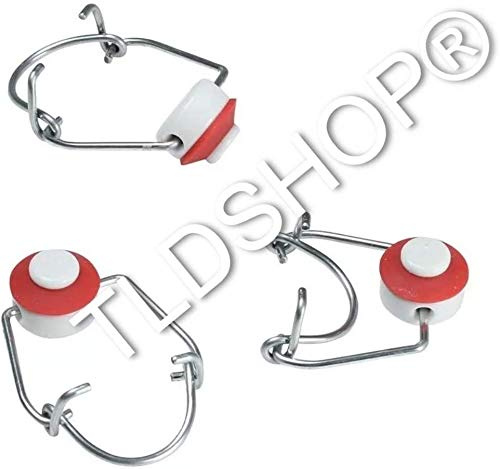 TLDSHOP® Tappo meccanico con guarnizione per la chiusura ermetica di bottiglie in vetro - Tappo Puff pz 50