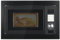 SMETA Built In Microwave Oven 25L, Integrated Microwave Oven, 900W Microwave, 1000W Grill, Frame Included with Auto Defrost, Glass Turntable and 8 Auto Programs - In Stainless Steel