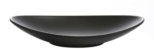 IUSOT Black Decorative Key Bowl for Hallways, Oval Entryway Key Tray Organizer, Potpourri or Ring Dish, Elegant Black Trinket Bowl for Entry Table or Dressing Room
