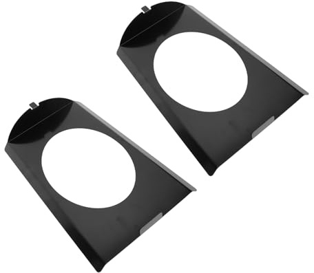 Brassets 6x9 en Haut-parleurs, Derrière Les Supports de Haut-parleurs du Siège pour Les Supports de Haut-Parleur C10 1973-1987 en Acier, Noir, avec Une Ouverture 6x9 Requise