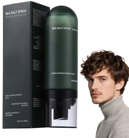 Sea Salt Spray, Texturizing Salt Spray for Men, Volumizes & Texturizes,Lightweight & Refreshing,Hair Styling Tools for Natural, Tousled Beach Waves,Gifts For Men,100ML