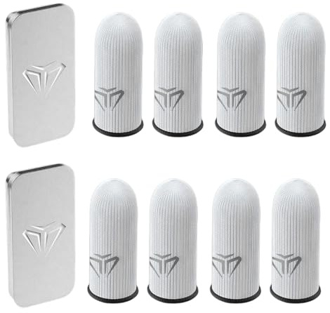 8 Piezas Dedales Gamer, Gaming Finger Sleeves para PUBG