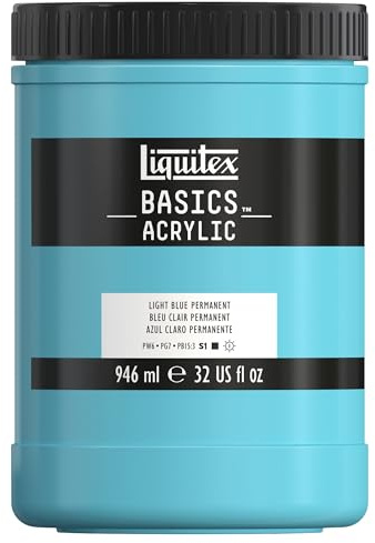 Liquitex Basics Acrylique Pot 946 ml Bleu Clair Permanent ROW