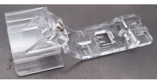 CKPSMS brand-1PCS#H10853 Flat Edge lace Foot Compatible with/Replacement for Pfaff Brand coverlock 3.0,4.0 Husqvarna Brand Huskylock S21,S25 Singer Brand 14T948,14T957,14T967DC,14T968DC,14T970C