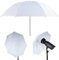 33 Zoll Durchscheinender Weißer Weicher Regenschirm für Fotostudio Blitzlichtdiffusor Softlight