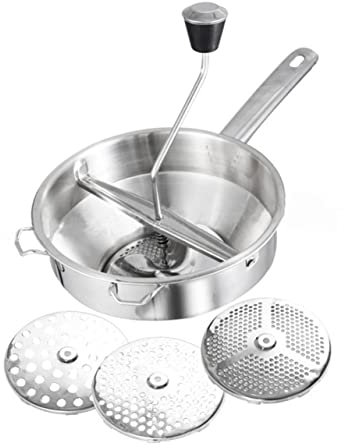 Amosfun Presse-purée Facile À Utiliser Ustensile Pour Purée De Pommes De Terre Mixeur De Légumes En Acier Inoxydable