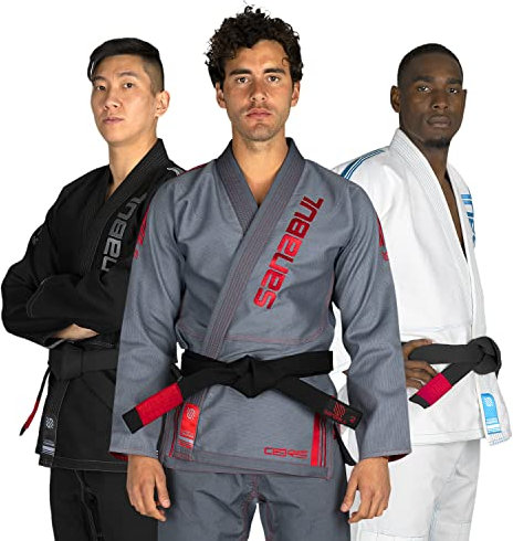 Sanabul Core Competition BJJ Gi für Damen und Herren, sanforisierter Stoff, IBJJF-zugelassen, brasilianisches Jiu-Jitsu-Trainings- und Wettkampf-Gi