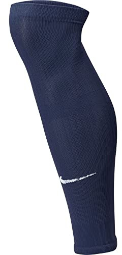 NIKE, Squad, Football Leg Sleeve, Midnight Navy/White, S-M