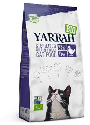 YARRAH Sterilised Grain Free Cat Food, Trockenfutter, 6kg (1)