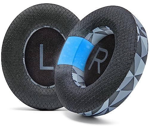 WC FreeZe NC700 - Cooling Gel Ear Pads for Bose Noise Canceling 700 Headphones | Breathable Sports Fabric, Cooling Gel, Extra Thick & Cooler for Longer | Geo Grey