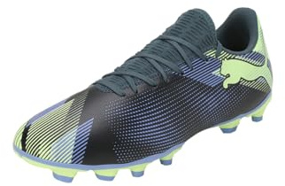 Puma Unisex Adults Future 7 Play FG/AG Soccer Shoe, Gray Skies-Elektro Purple-Fizzy Apple-Puma White, 47 EU