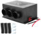 Yosoo Health Gear Riscaldatore per Auto 12V, 300W Antighiaccio Portatile per Parabrezza a 3 Fori Riscaldamento Invernale Scaldino per Parabrezza per Auto Sbrinatore per Rimozione Nebbia per Camper