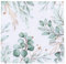 Weiß Servietten Eukalyptus Grün Hochzeit Servietten, 2-lagig, 33x33cm, Grün Party Baby Shower Dinner Papierservietten Tischdekoration, insgesamt 40 Stück