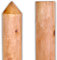 Zaunlatte Stakete Jägerzaun KDI Braun – Wetterfeste Holzlatten, Imprägnierte Zaunlatten für Gartenzaun, langlebig & stabil aus Sauerländer Nadelholz (1, 60 cm Länge)