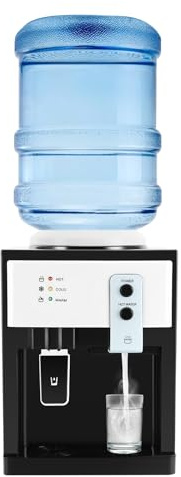 Distributore di acqua refrigeratore d'acqua per ufficio 575W Macchina per bere elettrica calda e fredda per 4,5-18,9 l di acqua in un secchio