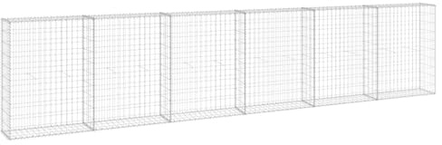 Emmtore Muro de gaviones con Cubiertas Acero galvanizado 300x30x100 cm