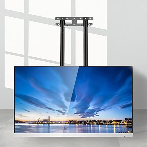 Dual Pole Ceiling TV Mount Bracket, Adjustable Tilt & Swivel for 60-100 TVs, Max VESA 1150x600mm, Heavy-Duty Design, Perfect for Home Theater & Gaming