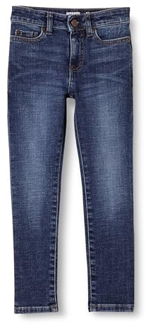 Amazon Essentials Jeans elásticos ajustados para niño, lavado oscuro, 5 Slim