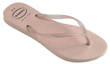 Havaianas - Slim Gloss, Tongs Élégantes, Durables et Polyvalentes, Avec une Touche de Brillance, Semelle Antidérapante, Femme