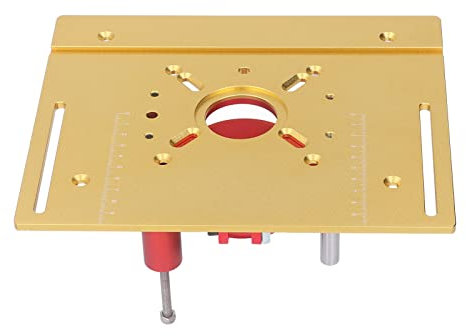 Sollevatore per Router, Piastra per l'impostazione del Tavolo del Router, Fissaggio Fisso, Sollevatore Manuale Universale per la Lavorazione del Legno (#2)
