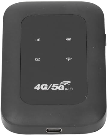 4G LTE Mobile Wi Fi Hotspot, 150 Mbps Höghastighets Bärbar Reserouter med SIM-kortplats, Multifunktionell 4G Portabel Wi Fi Hotspot-enhet för Asien, Support 10 Användare