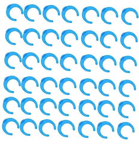 GALPADA 100pcs Water Purifier Connector Accessories Blue Locking Clips Quick Connect Fittings for Water Filter Systems