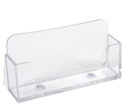 Lot de 16 Distributeur de cartes de visite 1 case Office cristal