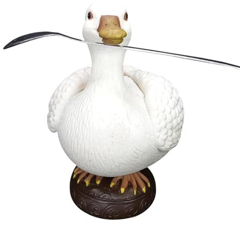 Duck Magnetic Keychain, Magnetic Keychain | Cute Duck Keychain Rack - Funny Duck Statue Keychain Fix Metal Pen and Keychain for Living Room Apartment