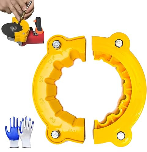 Drill Bit Grinding Sharpener, 2Pcs Mehrzweck Bohrerschleifgerät TragbarerBohrerschärfer Werkzeug, Winkelschleifer Schleifwerkzeug, Elektrischer Bohrer Bitschärfer für Alle Bits