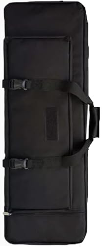 BALAMLB Housse De Transport Airsoft, Étui pour Doubles Fusils De Chasse ​Rembourée Sac pour Fusils À Air/Fusils De Chasse Rembourée Sac pour Port De Tir Sports,Sac Tactique Militaire A,33in/85cm