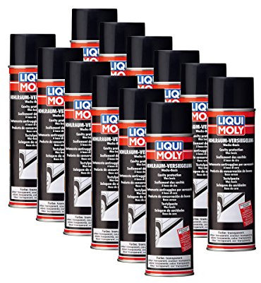 12x LIQUI MOLY 6115 Hohlraum-Versiegelung transparent (Spray) 500ml