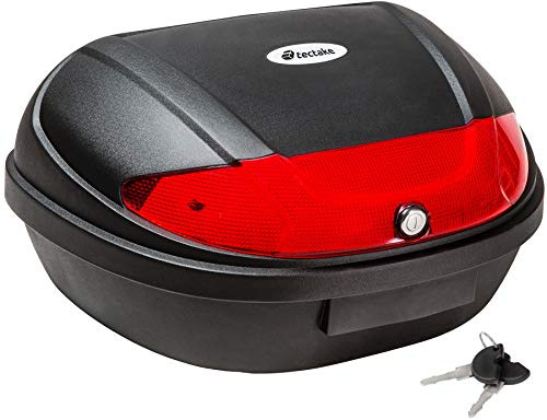 tectake 401481 Packväska MC top case ca 48 liter