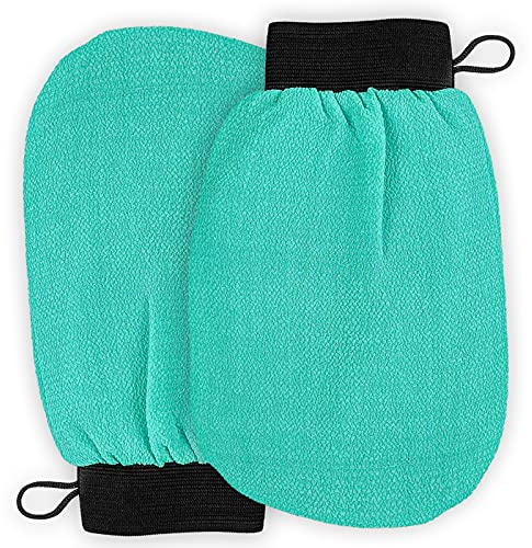 Yiclick Koreanische Peeling-Handschuhe, Peelinghandschuh für Bad - Peeling Handschuh Körperpeeling - abgestorbene Haut Entferner für Damen und Herren - exfoliating glove, peeling, body scrub