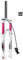 aiNPCde MTB Front Forks Mountain Bike Suspension Fork 26 27.5 29 Inch Travel 140mm, Rebound Adjust 1-1/8 Straight/Tapered Tube QR 9mm XC Air Forks for 1.5-2.45 Tires