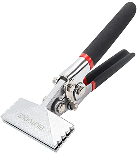 BILITOOLS 3 inch Hand Seamers Sheet Metal Tools, Sheet Metal Bender Pliers Straight