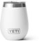 YETI Rambler Wine Tumbler, Vacuum Insulated Stainless Steel Tumbler with Magslider Lid, White, 10 oz (296 ml)