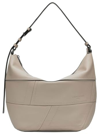 LIEBESKIND BERLIN Leder Schultertasche Edda Calf Optic Hobo Bag Stone taupe