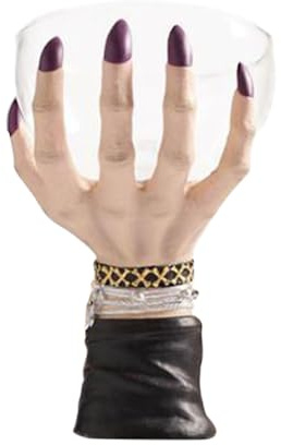 Générique Bol d'Halloween,Support de Bol à Snacks avec Main de Sorcière et Soucoupe | Panier de Stockage pour Maison Hantée Rassemblements Familiaux Anniversaires Mariages