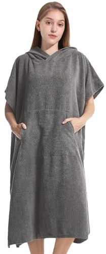 Xijobido strandponcho, badponcho, snabbtorkande badrock med andas för män daglig gym resor källor rekreation