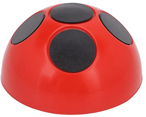 LDAUYZLING Soporte para esmalte de uñas, soporte para botella de esmalte de uñas, herramienta de manicura con base ancha para salón de arte de uñas, uso doméstico, rojo