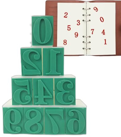 Nummerstämplar Pysselmall Och Planeringsstencil Med Siffrorna 0-9 | Planeringsstämplar till Pysselalbum, Planeringskalender, Anteckningsbok, Brev, Post, Kort, Klassrum, Skola,