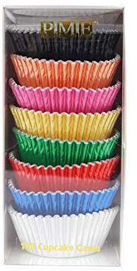 PME BC950 blandade metallfolie bakning/kakefodral, set med 8, förpackning med 100