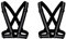 HYCOPROT 2 X Reflektierend Laufen Weste Reflektorweste Sicherheitsweste Fahrrad Motorrad Auto Leicht Elastisch Laufweste Joggen für Damen Herren Erwachsene Kinder (Schwarz)…