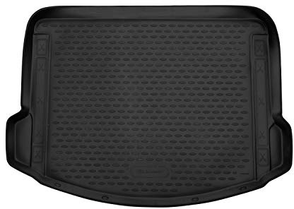 Tappetino di Protezione per Bagagliaio in Gomma su Misura per Jaguar E-Pace 2018 -> SUV 5porte (Anche per Modelli con binari), 1 Pezzo