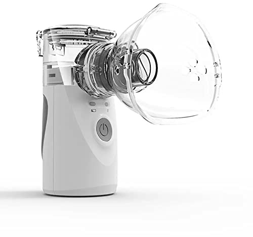 Aerosol Nébuliseur Portatif À Ultrasons Alimenté Avec Batterie Ou Via USB Avec Inhalateur, Masque, Atomiseur de Voyage Bureau Maison