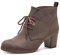MARCO TOZZI Damen Stiefeletten mit Absatz zum Schnüren Vegan, Braun (Pepper Comb), 39 EU