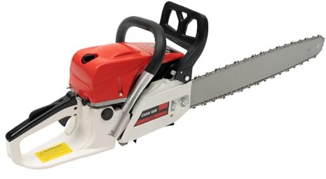 Petrol Chainsaw Powerful Gasoline Chain Saws,Petrol Chainsaw,Quick and Easy Starting Cordless 2-Stroke Chain Saw Petrol for Effortless Cutting of Wood, Trees and Branches (22inch+52cc)