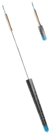 Milageto 2X Spazzola per spolverare Il radiatore, Versatile, Flessibile e Pieghevole, per la Pulizia delle Prese d'Aria, Spazzola per lanugine